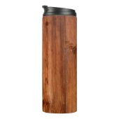 Texturholzkornstall überstanden thermosbecher (Nach rechts gedreht)