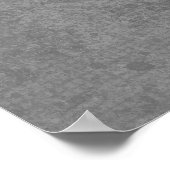 texturiert24 GRAY CONCRETE TEXTURED HINTERGRUND Poster (Ecke)