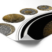 Texturiert Abstrakt 2 - Unerklärt Poster (Ecke)