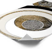 Texturiert Abstrakt 3 - Unerklärt Poster (Ecke)