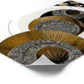 Texturiert Abstrakt unerklärt Poster (Ecke)