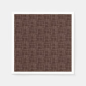 Texturiert braun. serviette (Vorderseite)