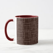 Texturiert braun. tasse (Links)