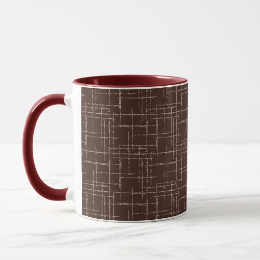 Texturiert braun. tasse (Links)