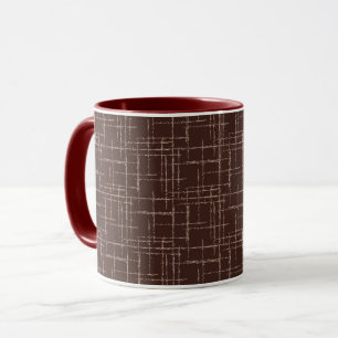 Texturiert braun. tasse