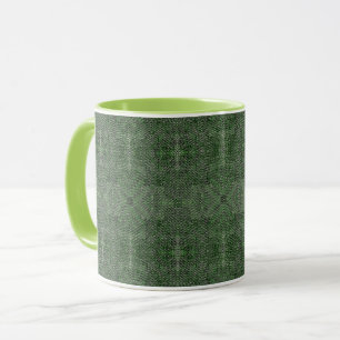 Texturiert dunkelgrau-grün. tasse
