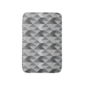 Texturiert grau geometrisch. badematte (Vorderseite Vertikal)
