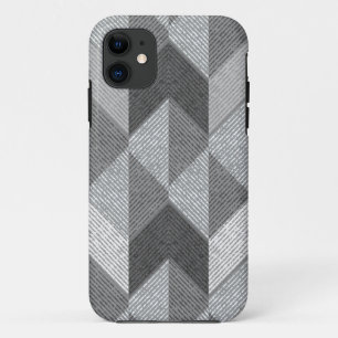Texturiert grau geometrisch. Case-Mate iPhone hülle