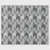 Texturiert grau geometrisch. geschenkpapier (Flach)