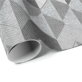 Texturiert grau geometrisch. geschenkpapier (Rolleneckpunkt)