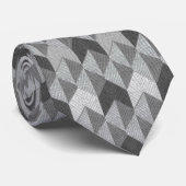 Texturiert grau geometrisch. krawatte (Gerollt)