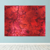 Texturiert , Risse, Abstriche in tiefrot Leinwanddruck (Insitu (Holzboden))