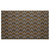 Texturiert, Zickzack, grau und braun, Linien, klas Stoff (Fat Quarter (45,7 x 55,9 cm))