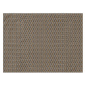 Texturiert, Zickzack, grau und braun Tischdecke (Vorderseite (Horizontal))