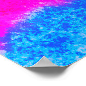 Texturierte Abstrakte Malerei Poster (Ecke)