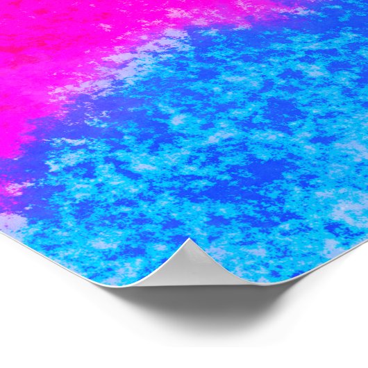 Texturierte Abstrakte Malerei Poster (Ecke)