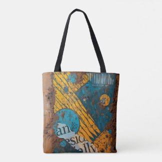 Texturierte Abstrakte Mudtuche Tasche