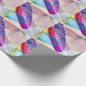 Texturierte Abstrakte Wasserfarbe Geschenkpapier (Ecke)