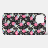 Texturierte Ananas-Muster Case-Mate iPhone Hülle (Rückseite (Horizontal))