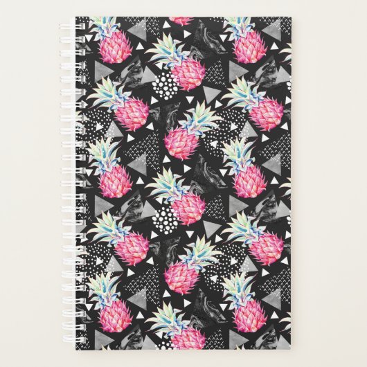 Texturierte Ananas-Muster Planer (Vorderseite)