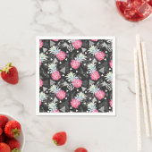 Texturierte Ananas-Muster Serviette (Beispiel)