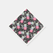 Texturierte Ananas-Muster Serviette (Ecke)