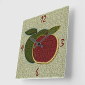 Texturierte Äpfel (Salbei), Uhr (Winkel)