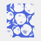 Texturierte Apple-Silhouetten: HandGezeichnet Must Fleecedecke (Vorderseite)