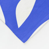 Texturierte Apple-Silhouetten: HandGezeichnet Must Fleecedecke (Ecke)