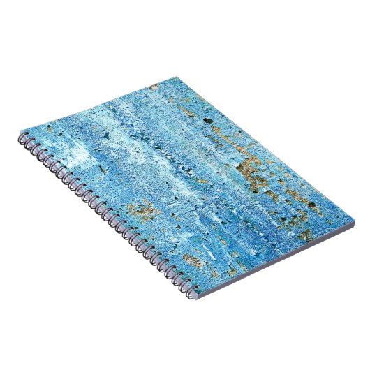 Texturierte Betonwand, Rostflecken. Notizblock (Rechte Seite)