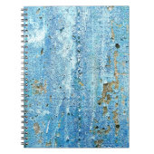 Texturierte Betonwand, Rostflecken. Notizblock (Vorderseite)