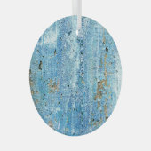 Texturierte Betonwand, Rostflecken. Ornament Aus Glas (Vorderseite Rechts)