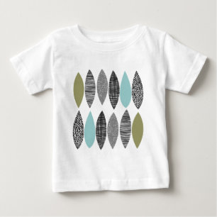 Texturierte Blätter 01 Baby T-shirt