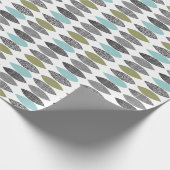 Texturierte Blätter 01a Geschenkpapier (Ecke)