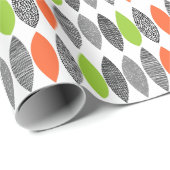 Texturierte Blätter 02 Geschenkpapier (Rolleneckpunkt)