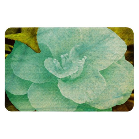 Texturierte Blume von Shirley Taylor Magnet (Horizontal)