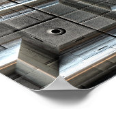 Texturierte Dachziegel Poster (Ecke)