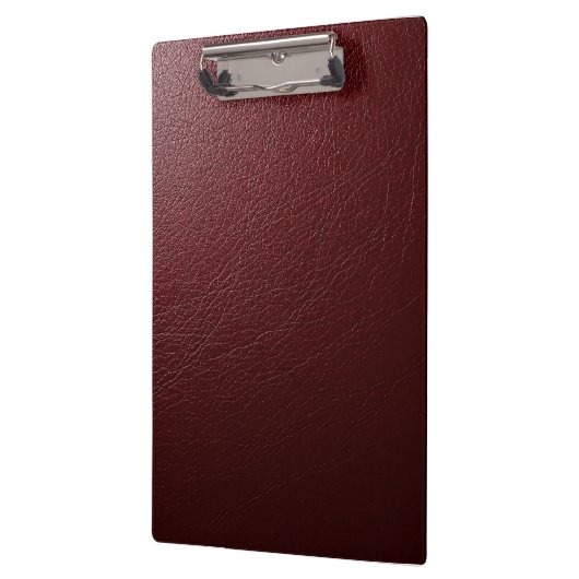 Texturierte dunkelrote Leder Klemmbrett (Links)