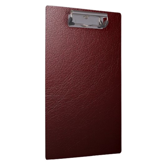 Texturierte dunkelrote Leder Klemmbrett (Rechts)