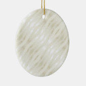 Texturierte edle hellbeige und weiß keramik ornament (Rechts)