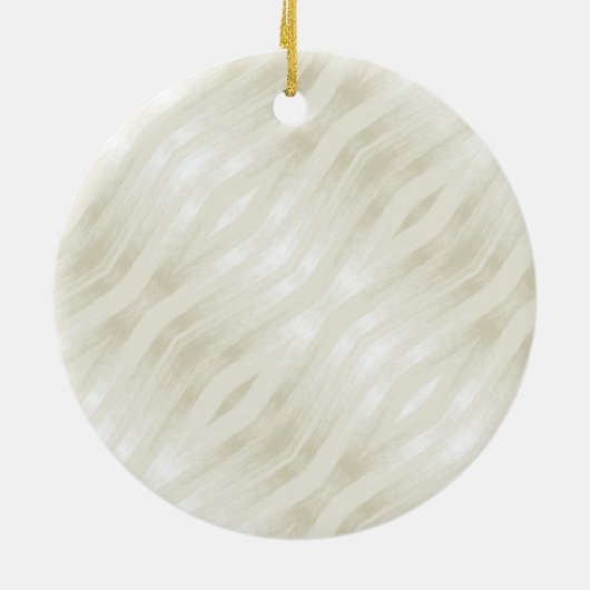 Texturierte edle hellbeige und weiß keramik ornament (Hinten)