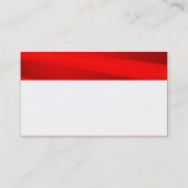 Texturierte Farbe - Hot Red Visitenkarte (Rückseite)