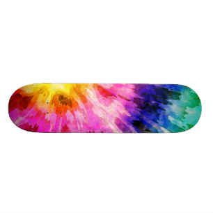 Texturierte Gefärbte Krawatte Skateboard
