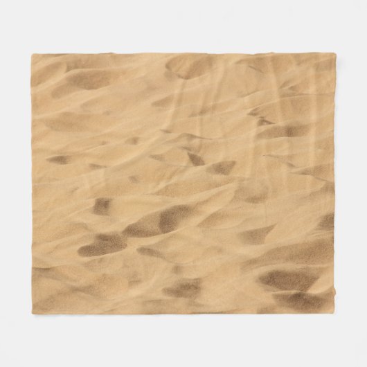 Texturierte gelbe Wüste Sand Hintergrund. Fleecedecke (Vorderseite (Horizontal))