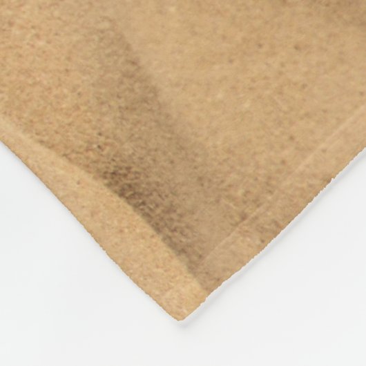 Texturierte gelbe Wüste Sand Hintergrund. Fleecedecke (Ecke)