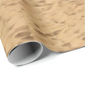 Texturierte gelbe Wüste Sand Hintergrund. Geschenkpapier (Rolleneckpunkt)