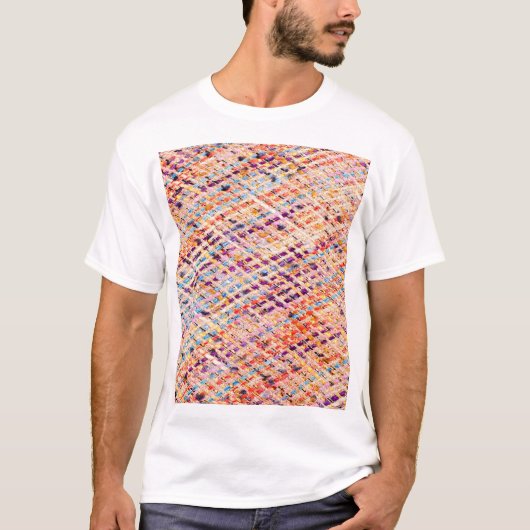 Texturierte Gewebe: Abstrakte Fotografie. T-Shirt (Vorderseite)