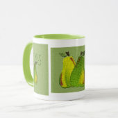 Texturierte gezogene Birnen Tasse (Vorderseite Links)