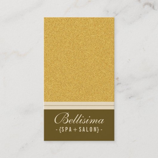 Texturierte Gold-Visitenkarte Visitenkarte (Vorderseite)