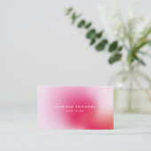 Texturierte Gradient Business Card Visitenkarte (Stehend Vorderseite)